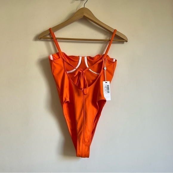 Frankies Bikinis Lorelei One Piece Swimsuit in Saffron - Picture 11 of 16